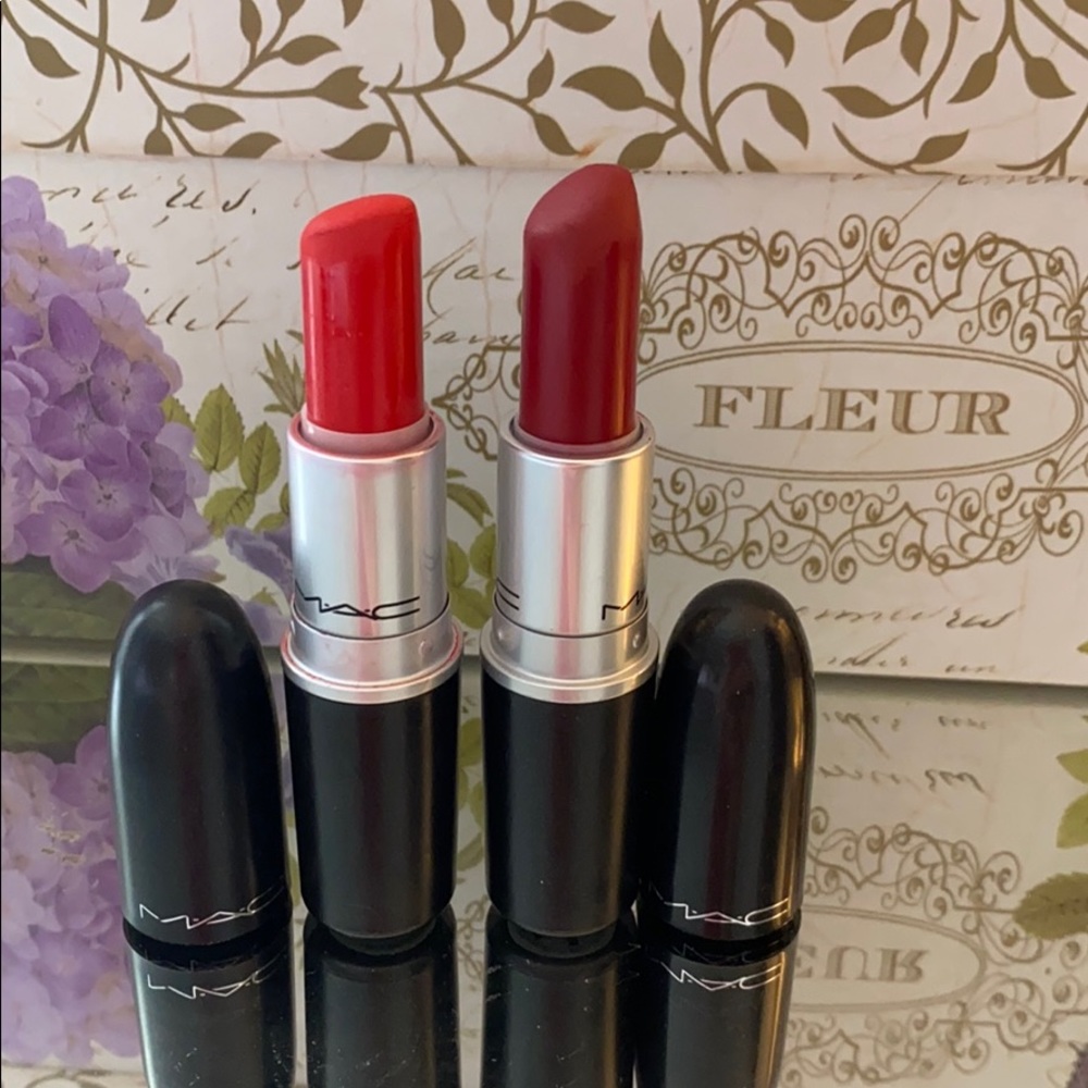 Mac lipstick x 2